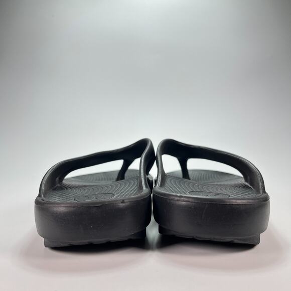 OOFOS OOriginal Hurley Black Lightweight Slip On Recovery Sandals Men's Size 11 - Picture 5 of 8